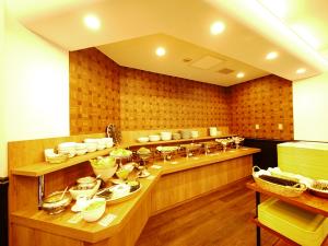 バイキング朝食会場