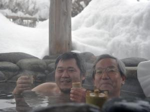 雪見露天で一杯いかが？