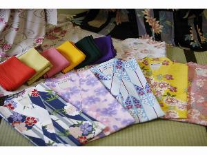 女性限定◆色浴衣の貸し出し◆お好きな色をお選びください♪