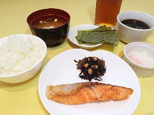 朝食メニューの一例（和風サービス朝食）
