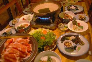 和食の夕べ、北海道の郷土料理をメインに地元の野菜や日本海の新鮮な海の幸がふんだんに