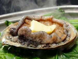 当館名物！活鮑陶板焼。是非ご賞味ください