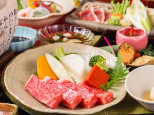 近江牛ステーキの陶板焼き（イメージ）