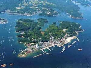 ハートの形をしたわたかの島　空撮