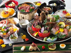 【冬のカップルプラン】伊勢海老姿造りやイチ押し！芋けんぴ黒毛和牛すき焼き、クエと土佐ジロースープ煮