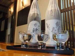 呑み比べプランイメージ   秋田の地酒『秀よし』三種の旨さの違いをお楽しみください。