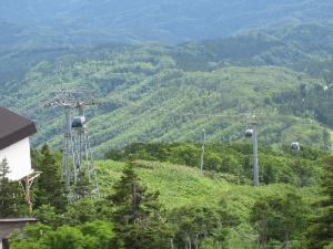 花の百名山「森吉山」ゴンドラ