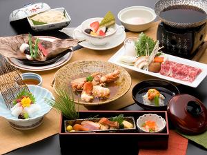 季節の特選和食会席料理の例