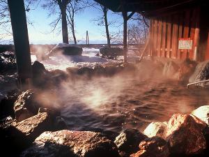 十勝川を望む、庭園露天風呂でモール温泉を満喫。