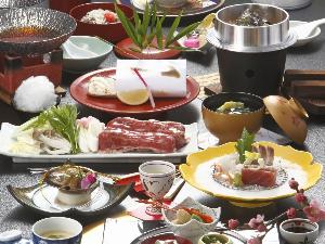 季節のおまかせお愉しみ「えにし」会席（4月～10月までの料理一例）