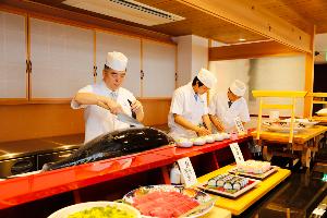 しんわダイニング「天・地・海」〜TEN CHI KAI〜　お造りコーナー
