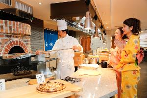 しんわダイニング「天・地・海」〜TEN CHI KAI〜　石窯自家製ピザコーナー