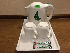 お茶のサービス（2名利用の場合）