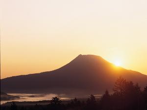 ◆夜明けの阿寒湖