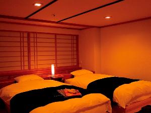 ◆囲炉裏部屋は、ひと部屋ごとに内容が違います。どのタイプも和のテイストが落ち着くツインルーム