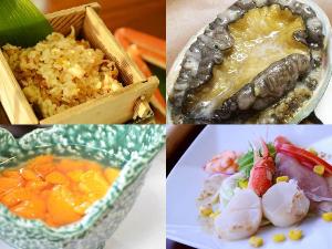多彩な海の幸でおもてなしする、お料理グレードアッププランです♪