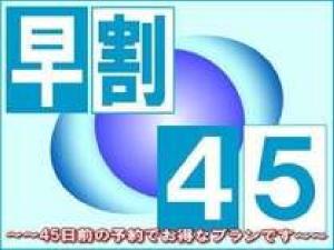 45日前までの予約でお得！