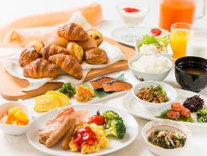 朝食ビュッフェ