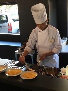 シェフの手作り卵料理