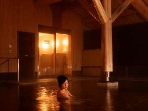 夜の露天風呂☆満天の星空がご覧いただけます☆