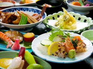 ◆料理長会席◆老舗料理旅館”がてがける「海の幸会席」