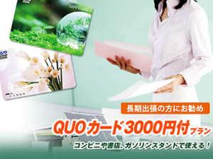 クオカード3000円分付