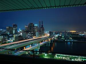 東側客室からの夜景※見え方は異なる場合がございます。