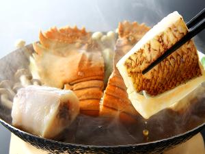 【冬の味覚鍋】お鍋の主役は「とらふぐ、うちわ海老、鯛」高級魚３種の出汁と旨みが絶妙！冬のあったか鍋♪