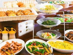無料朝食バイキング
