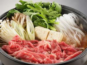 横手黒毛和牛すき焼き（写真2人前