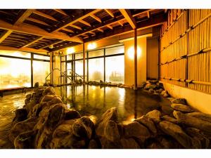 露天風呂付き天然温泉があるビジネスホテルは青森市内では青森センターホテルだけ！