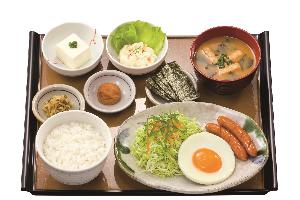やよい軒ご朝食／一例