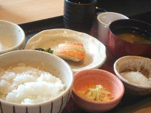 朝食一例　本館2F　大戸屋朝定食
