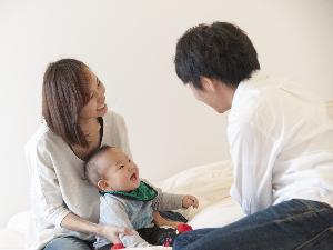 赤ちゃんがハイハイゴロゴロしても安心なお部屋なので、パパ、ママも安心♪