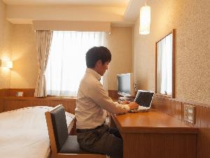 ビジネスでも寛げるお部屋です