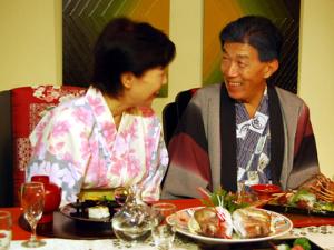 露天風呂付客室専用食事処「千尋」
