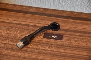 LANケーブル完備