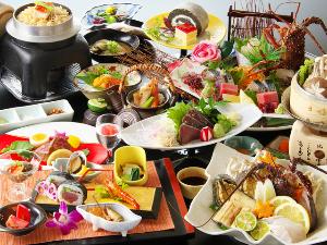 【土佐秋会席】超希少土佐赤牛の熟成肉や伊勢海老・鮑・本クエのゆず蒸し、金目鯛釜飯など秋の恵みに舌鼓♪