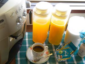 ≪朝食のドリンクコーナー≫