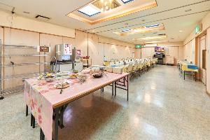 朝食会場