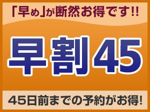 早割45(素泊まり)
