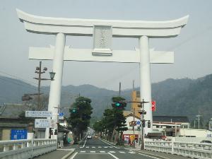 出雲大社 一の鳥居「宇迦橋の大鳥居」