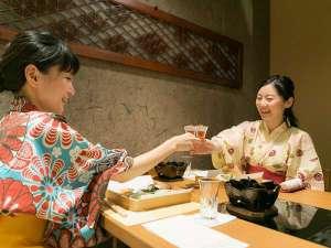 【夕餉】食前酒で乾杯！