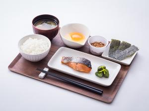 リニューアルした朝食例