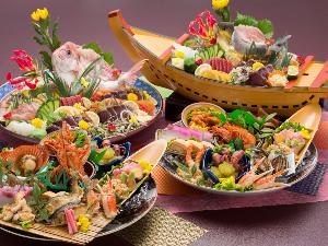 【お食事】夕食/南国土佐の郷土料理『皿鉢(さわち)料理』※一例