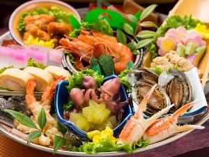 【お食事】夕食/南国土佐の郷土料理『皿鉢(さわち)料理』※一例