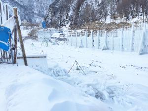氷瀑まつり準備中です！