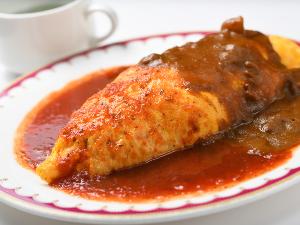 昼食の一例（イタリアンオムライス）