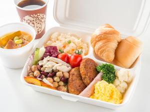 【朝食イメージ】持ち運びできる専用BOXをご用意しておりますのでお部屋でもお召し上がりいただけます。
