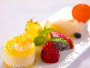 ＜パセオガーデン＞食べるのがもったいない！お食事の最後は、心と舌を潤すデザートを。